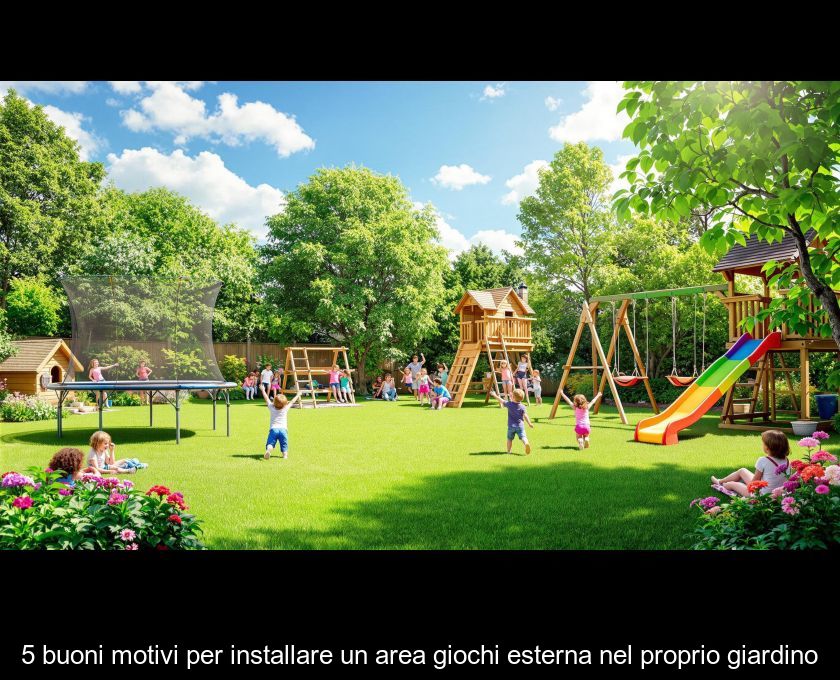 5 Buoni Motivi Per Installare Un'area Giochi Esterna Nel Proprio Giardino