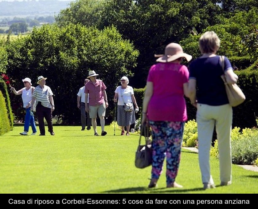 Casa Di Riposo A Corbeil-essonnes: 5 Cose Da Fare Con Una Persona Anziana