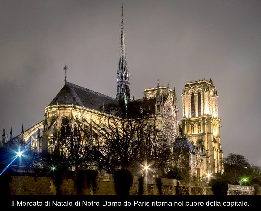 Il Mercato Di Natale Di Notre-dame De Paris Ritorna Nel Cuore Della Capitale.