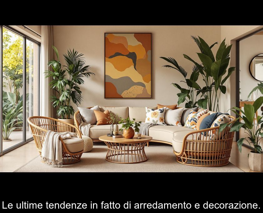 Le Ultime Tendenze In Fatto Di Arredamento E Decorazione.