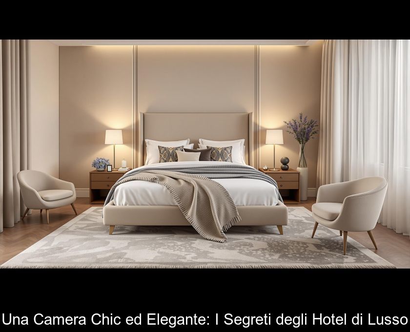 Una Camera Chic Ed Elegante: I Segreti Degli Hotel Di Lusso