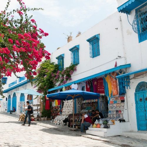 Sidi Bou Saïd: un villaggio soprannominato la Santorini della Tunisia.